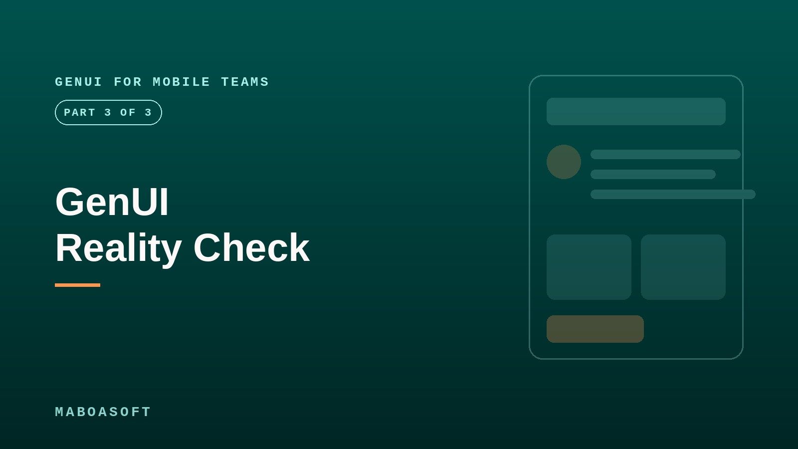 GenUI Reality Check: Hype, Accessibility, and Why It Starts With Clean Mobile Code